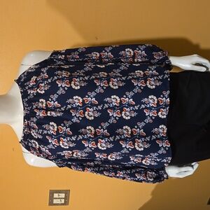 Cold shoulder blouse